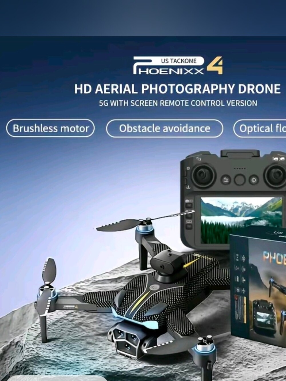 HD Aerial Photography Drone - Black